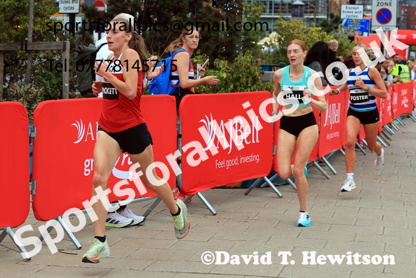 Elite Womens 5k, AJ Bell Great North 5k. Photo: David T. Hewitson/Sports for All Pics